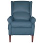 Relaxsessel Blau Samt Relaxsessel Blau Samt