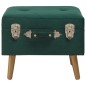 Hocker mit Stauraum 3 Stk. Grün Samt Hocker mit Stauraum 3 Stk. Grün Samt