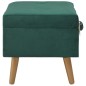 Hocker mit Stauraum 3 Stk. Grün Samt Hocker mit Stauraum 3 Stk. Grün Samt