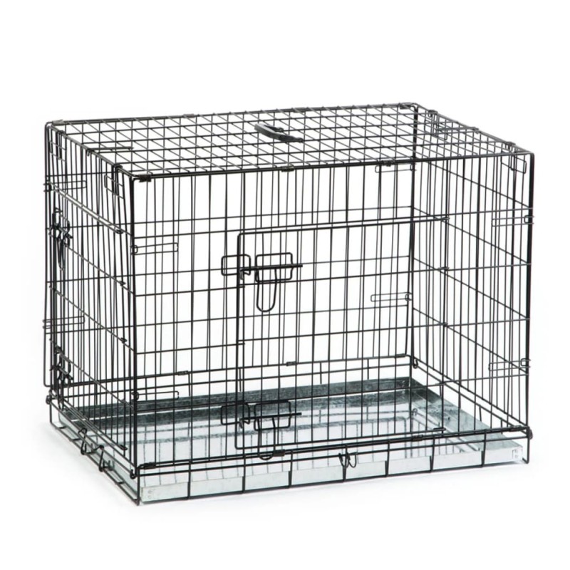 Beeztees Hundebox 78x55x61 cm Schwarz 715802 Beeztees Hundebox 78x55x61 cm Schwarz 715802
