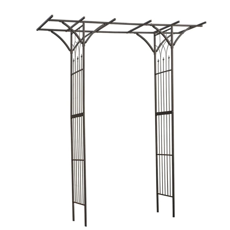 Nature Gartenbogen Metall 114x66x232 cm Schwarz Nature Gartenbogen Metall 114x66x232 cm Schwarz