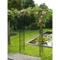 Nature Gartenbogen Metall 114x66x232 cm Schwarz Nature Gartenbogen Metall 114x66x232 cm Schwarz