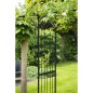 Nature Gartenbogen Metall 114x66x232 cm Schwarz Nature Gartenbogen Metall 114x66x232 cm Schwarz