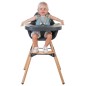 CHILDHOME 2-in-1 Baby-Hochstuhl Evolu 2 Anthrazit CHEVOCHNA CHILDHOME 2-in-1 Baby-Hochstuhl Evolu 2 Anthrazit CHEVOCHNA