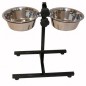 @Pet Twin Napfständer 2x2,8 L Schwarz 17218 @Pet Twin Napfständer 2x2,8 L Schwarz 17218