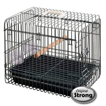 Strong Vogeltransportbox Light Schwarz 33 x 45 x 39 cm 99036