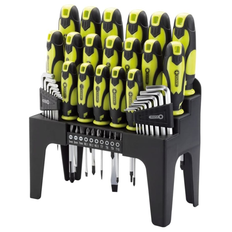 Draper Tools Schraubendreher, Sechskant- & Bitschlüsselset 44 St 78619 Draper Tools Schraubendreher, Sechskant- & Bitschlüsselset 44 St 78619
