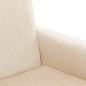 vidaXL Schaukelstuhl Creme Stoff vidaXL Schaukelstuhl Creme Stoff