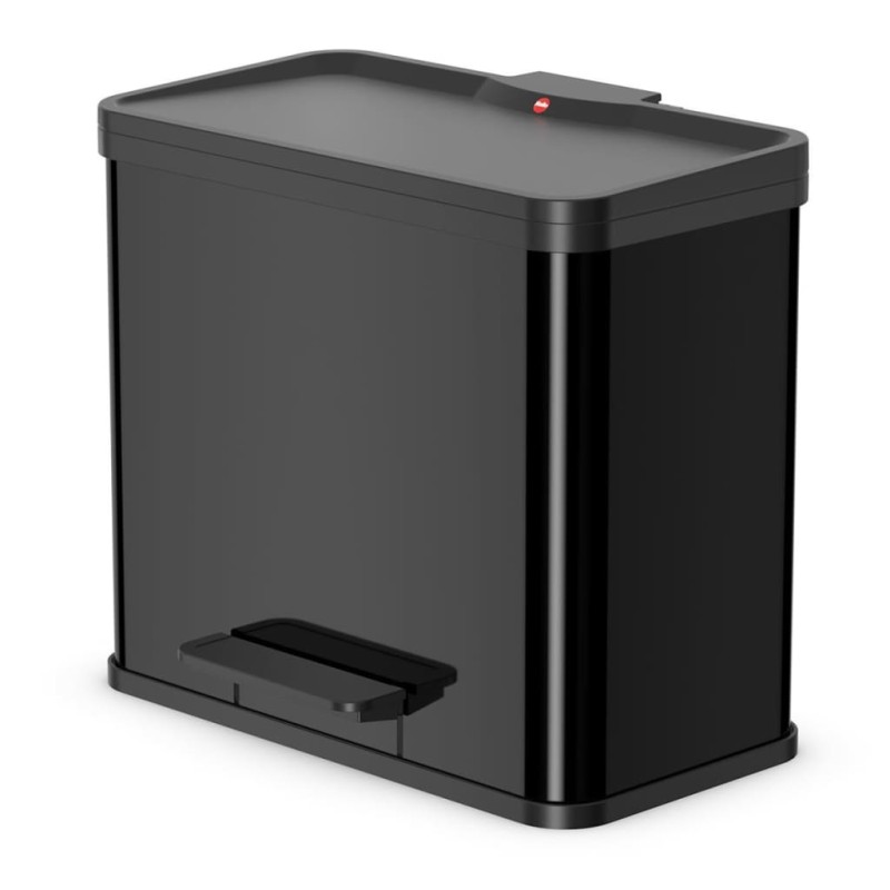 Hailo Tretmülleimer Oko Trio Plus Größe L 3 x 9 L Schwarz 0633-260 Hailo Tretmülleimer Oko Trio Plus Größe L 3 x 9 L Schwarz 0633-260