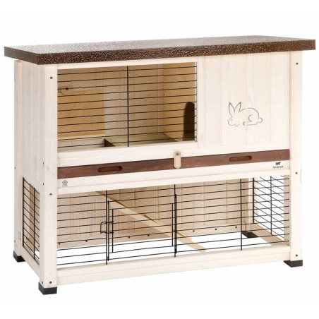  Ferplast Kaninchenstall Ranch 100 Basic Weiß 92 x 47 x 81 cm 57090000  