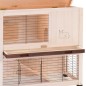 Ferplast Kaninchenstall Ranch 100 Basic Weiß 92 x 47 x 81 cm 57090000 Ferplast Kaninchenstall Ranch 100 Basic Weiß 92 x 47 x 81 cm 57090000