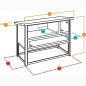 Ferplast Kaninchenstall Ranch 100 Basic Weiß 92 x 47 x 81 cm 57090000 Ferplast Kaninchenstall Ranch 100 Basic Weiß 92 x 47 x 81 cm 57090000