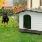 Ferplast Hundehütte Villa 70 Grau 73 x 59 x 53 cm 87253099 Ferplast Hundehütte Villa 70 Grau 73 x 59 x 53 cm 87253099