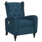 Massagesessel Blau Samt Massagesessel Blau Samt