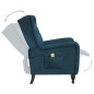 Massagesessel Blau Samt Massagesessel Blau Samt