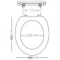 RIDDER WC-Sitz mit Absenkautomatik Premium Weiß A0070700 RIDDER WC-Sitz mit Absenkautomatik Premium Weiß A0070700