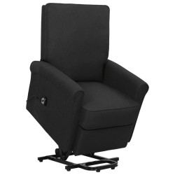 Aufstehsessel Schwarz Stoff