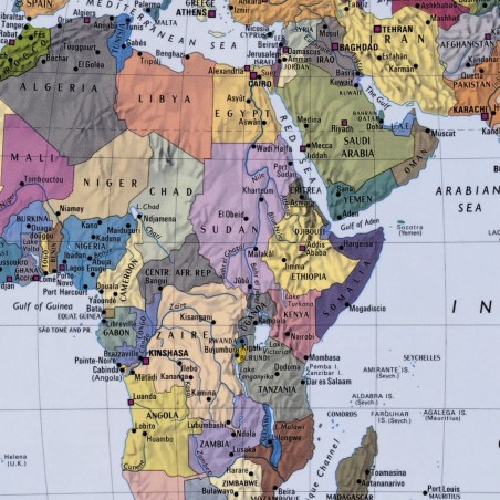 Komar Fototapete World Map 254x184 cm 4-050
