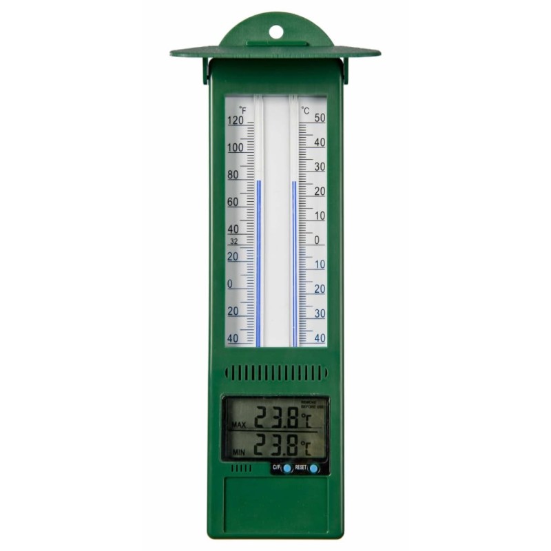 Nature Garten Min-Max-Thermometer Digital 9,5 x 2,5 x 24 cm Nature Garten Min-Max-Thermometer Digital 9,5 x 2,5 x 24 cm