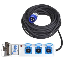 ProPlus Steckdosenleiste für Camping/Anhänger 10 m 3×Schuko
