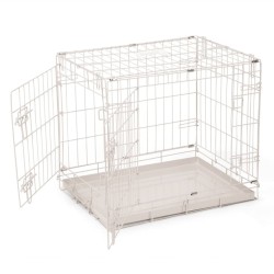 Beeztees Hundekäfig 62×44×49 cm Grau