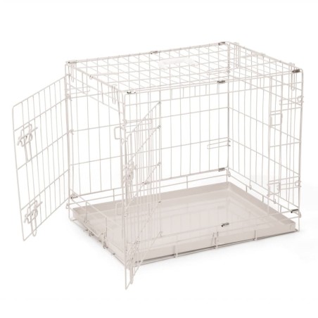 Beeztees Hundekäfig 62×44×49 cm Grau