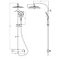 SCHÜTTE Duschsystem mit Thermostat MADURA FRESH SCHÜTTE Duschsystem mit Thermostat MADURA FRESH