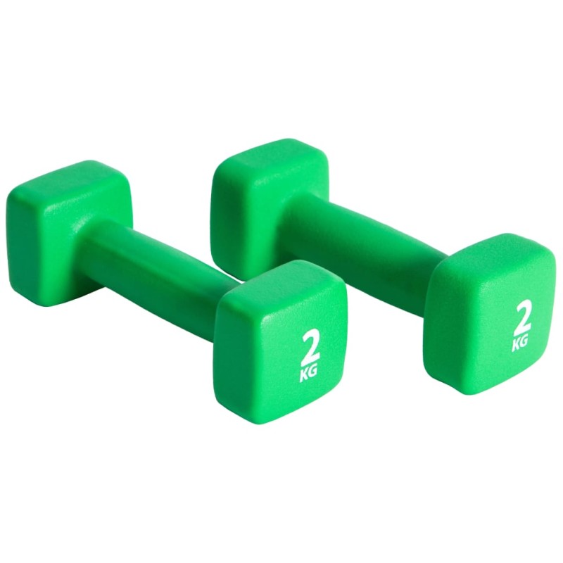 Pure2Improve Kurzhantel-Set 2×2 kg Neopren Grün Pure2Improve Kurzhantel-Set 2×2 kg Neopren Grün