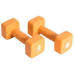 Pure2Improve Kurzhantel-Set 2×4 kg Neopren Orange