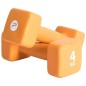 Pure2Improve Kurzhantel-Set 2×4 kg Neopren Orange Pure2Improve Kurzhantel-Set 2×4 kg Neopren Orange