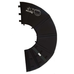 All Four Paws Haustier-Halskragen Comfy Cone L 25 cm Schwarz