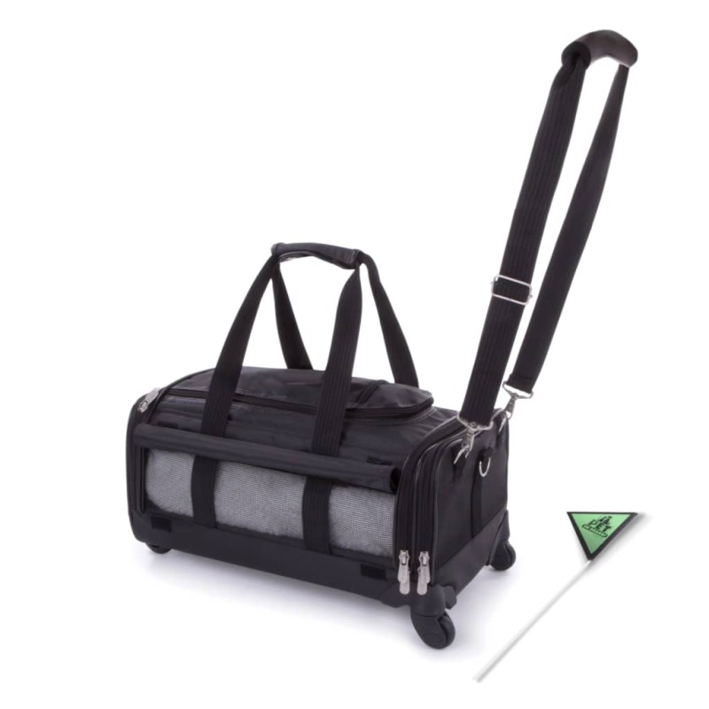 SHERPA Haustier-Transporttasche Ultimate On Wheels Schwarz SHERPA Haustier-Transporttasche Ultimate On Wheels Schwarz