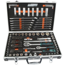 Brüder Mannesmann 232-tlg. Steckschlüsselsatz 1/4" & 1/2"
