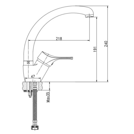 SCHÜTTE Spültischarmatur ATTICA Chrom
