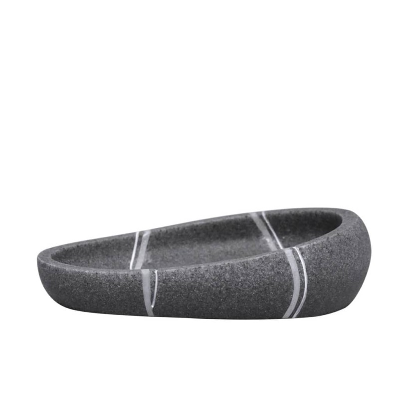 RIDDER Seifenschale Little Rock Grau RIDDER Seifenschale Little Rock Grau