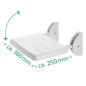 RIDDER Klappbarer Duschsitz Eco Weiß RIDDER Klappbarer Duschsitz Eco Weiß