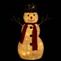LED-Schneemann Weihnachtsfigur Luxus-Stoff 60 cm LED-Schneemann Weihnachtsfigur Luxus-Stoff 60 cm