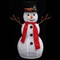 LED-Schneemann Weihnachtsfigur Luxus-Stoff 60 cm LED-Schneemann Weihnachtsfigur Luxus-Stoff 60 cm