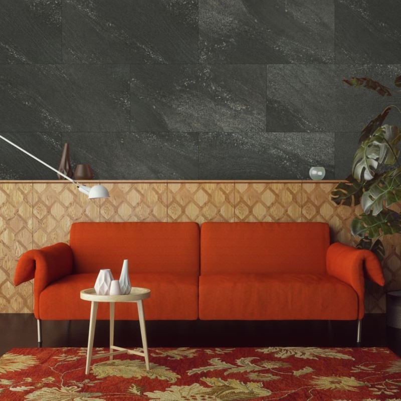 Grosfillex Wandfliesen Gx Wall+ 11 Stk. Stein 30x60 cm Schwarz Grosfillex Wandfliesen Gx Wall+ 11 Stk. Stein 30x60 cm Schwarz
