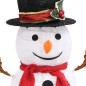 LED-Schneemann Weihnachtsfigur Luxus-Stoff 60 cm LED-Schneemann Weihnachtsfigur Luxus-Stoff 60 cm
