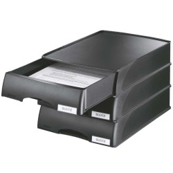 Leitz Plus Briefkorb-Schubladeneinheit Schwarz