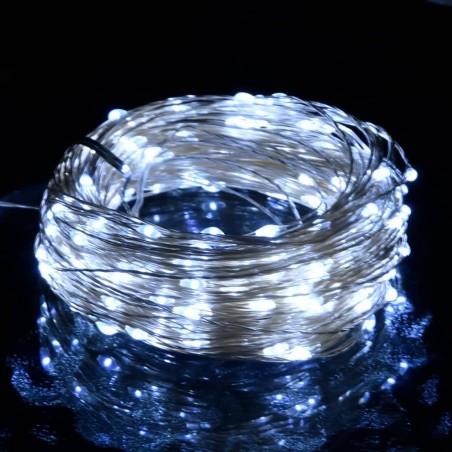 vidaXL LED-Lichterkette mit 150 LEDs Kaltweiß 15 m