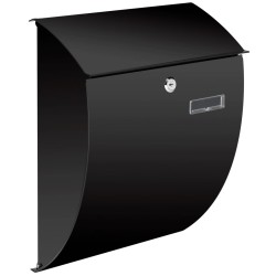 Perel Briefkasten Nice Schwarz