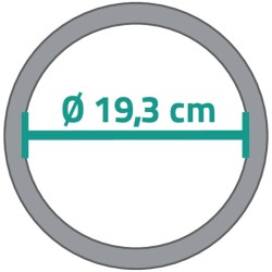 RIDDER Kosmetik-Wandspiegel Belle 19,3 cm