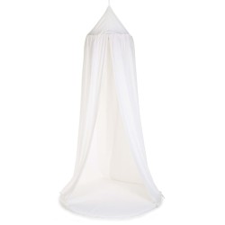 CHILDHOME Hängender Baldachin mit Spielmatte Cremeweiß