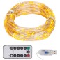 LED-Lichterkette mit 300 LEDs Warmweiß 30 m LED-Lichterkette mit 300 LEDs Warmweiß 30 m