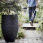 Capi Vase Nature Rib Elegant Deluxe 45x72 cm Schwarz Capi Vase Nature Rib Elegant Deluxe 45x72 cm Schwarz