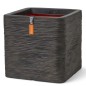 Capi Blumentopf Nature Rib Quadratisch 40x40x40 cm Dunkelbraun Capi Blumentopf Nature Rib Quadratisch 40x40x40 cm Dunkelbraun