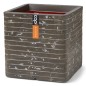 Capi Blumentopf Nature Row Quadratisch 40x40x40 cm Olivgrün Capi Blumentopf Nature Row Quadratisch 40x40x40 cm Olivgrün