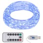 vidaXL LED-Lichterkette mit 150 LEDs Blau 15 m vidaXL LED-Lichterkette mit 150 LEDs Blau 15 m